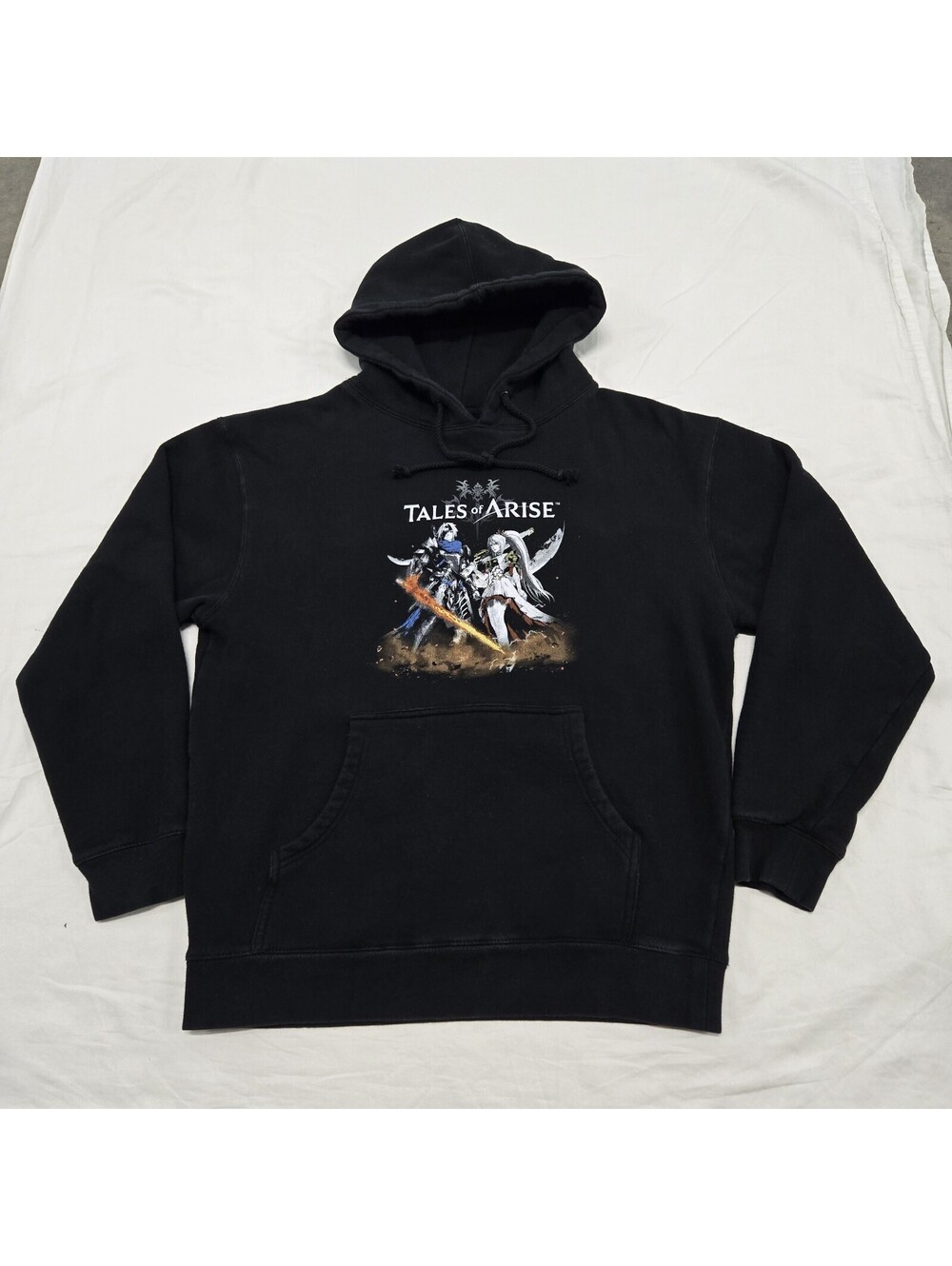 Size MEDIUM Tales of Arise Hoodie Official Merch Adults Bandai Namco Black EUC